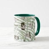 Mug Motif animal mignon Sloth en forêt sauvage (Devant droit)