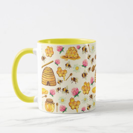 Mug Motif apicole (Gauche)