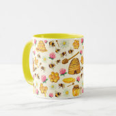 Mug Motif apicole (Devant gauche)