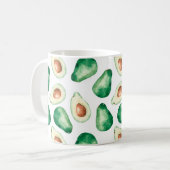 Mug Motif Aquarelle Avocado (Devant gauche)