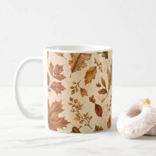 Mug Motif aquarelle de feuilles d'automne