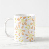 Mug Motif aquarelle de fleur de marguerite jaune orang (Gauche)