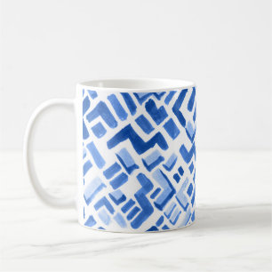 Mug Motif aquarelle géométrique Abstrait sans couture