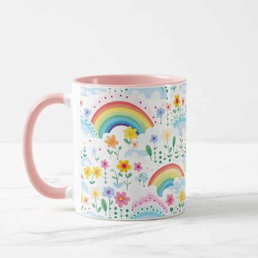 Mug Motif arc-en-ciel (Gauche)