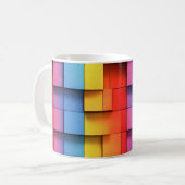 Mug Motif arc-en-ciel abstrait (Devant gauche)