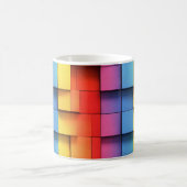 Mug Motif arc-en-ciel abstrait (Centre)