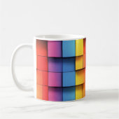 Mug Motif arc-en-ciel abstrait (Gauche)