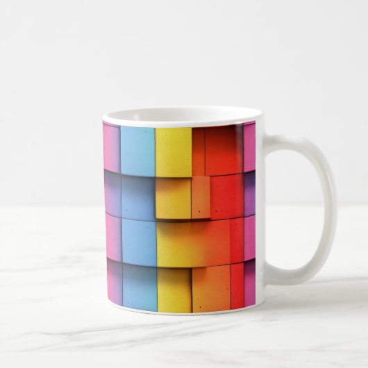 Mug Motif arc-en-ciel abstrait (Droite)