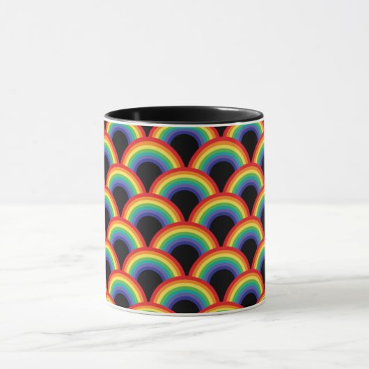 Mug Motif arc-en-ciel coloré (Centre)