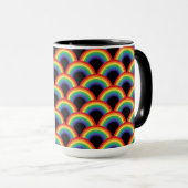 Mug Motif arc-en-ciel coloré (Devant droit)