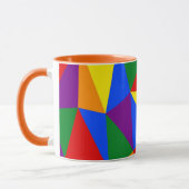 Mug Motif arc-en-ciel de Polygone (Gauche)