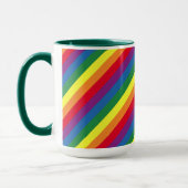 Mug Motif arc-en-ciel diagonal (Gauche)