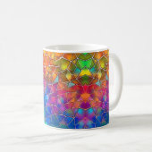 Mug Motif arc-en-ciel en verre tendu (Devant droit)