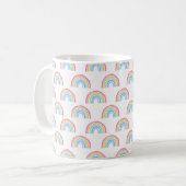 Mug Motif arc-en-ciel Pastel (Devant gauche)