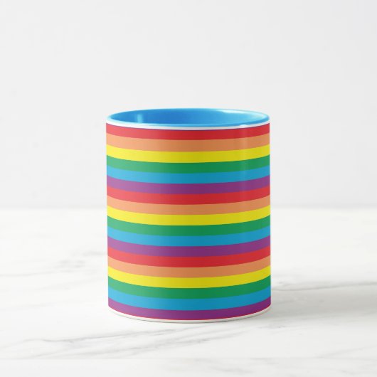 Mug Motif arc-en-ciel simple (Centre)