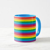 Mug Motif arc-en-ciel simple (Devant droit)