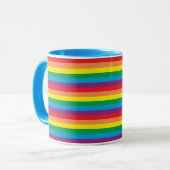 Mug Motif arc-en-ciel simple (Devant gauche)