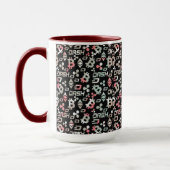 Mug Motif argent couleur rose Cryptodevise (Gauche)
