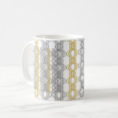 Mug Motif argent et or (Devant gauche)