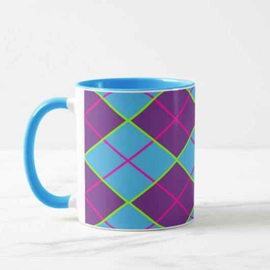 Mug Motif Argyle Classique (Gauche)