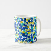 Mug motif arrière - plan abstrait transparent, avec sp (Devant droit)