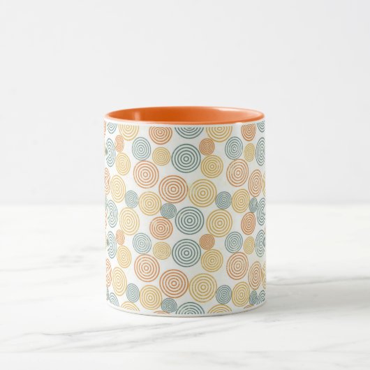 Mug Motif Arrière - plan de style rétro ancien (Centre)