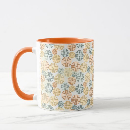 Mug Motif Arrière - plan de style rétro ancien (Gauche)