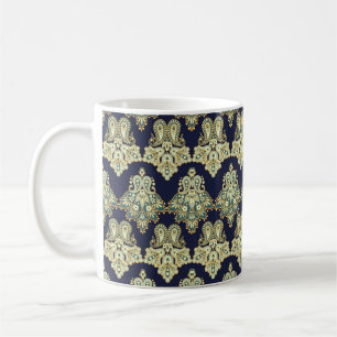 Mug motif arrière - plan numérique aquarelle sur textu