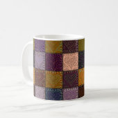 Mug Motif arrière - plan sans couture. Le Patchwork av (Devant gauche)