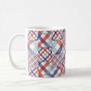 Mug Motif arrière - plan sans couture. Motif de mise e