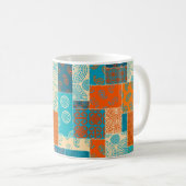 Mug Motif arrière - plan sans couture. Motif de mise e (Devant droit)