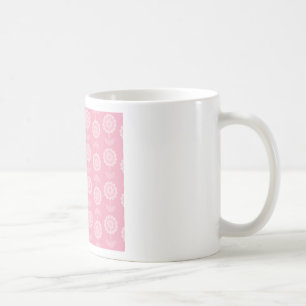Mug Motif Art Abstrait rose Fleurs florales