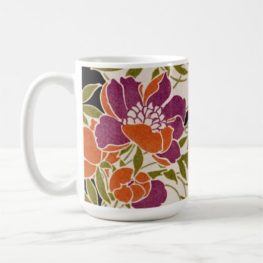 Mug Motif Art Nouveau #3 (Gauche)