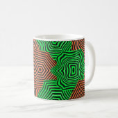 Mug Motif Art Nouveau Coloré (Devant droit)
