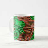 Mug Motif Art Nouveau Coloré (Devant gauche)