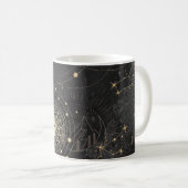 Mug Motif Astrologique Black Gold (Devant droit)