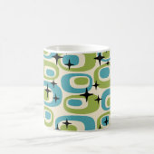 Mug Motif atomique moderne du milieu du siècle (Centre)