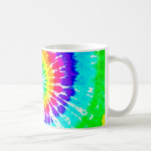 Mug Motif au néon de couleurs d'arc-en-ciel de remous