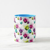 Mug Motif au néon de vernis à ongles (Centre)