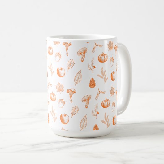 Mug Motif Automnal Cosy (Devant droit)