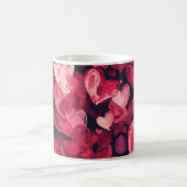 Mug motif aux coeurs rouges pour la Saint Valentin (Centre)