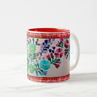 Mug Motif aux fleurs colorées