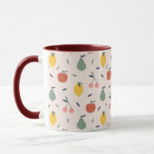 Mug Motif aux fruits mignons (Gauche)