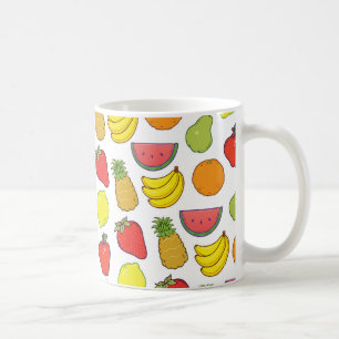 Mug Motif aux fruits mignons