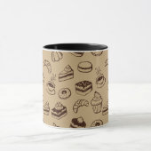Mug Motif avec des gâteaux, des desserts et la (Centre)