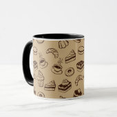 Mug Motif avec des gâteaux, des desserts et la (Devant gauche)