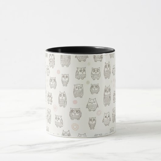 Mug Motif avec des hiboux (Centre)