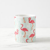 Mug Motif avec des ornements flamands roses sur un fon (Centre)