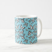 Mug Motif avec des papillons (Devant droit)