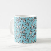 Mug Motif avec des papillons (Devant gauche)